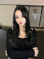 ニューヨークニューヨーク 梅田茶屋町店(NYNY)&nbsp;グレージュ　ワンカール　ワンホンレイヤー　韓国