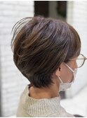 トップふんわり大人ショートボブ