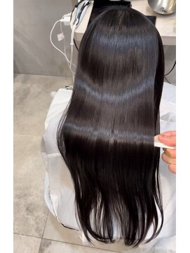 ジェコ ブラン(gecko. brun) ビフォーあり/シルクストレート/艶髪/黒髪ロング#武蔵小山美容室