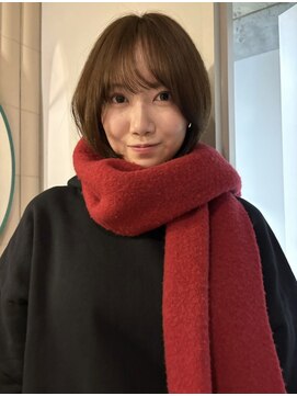 ナヌーク ダイカンヤマ(nanuk daikanyama) 春夏おすすめ！ブリーチなしの透け感オリーブカラー