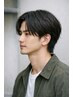 【休日+1000円】メンズカット+ポイントパーマ