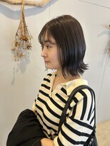 ニナル(Ninal) ダークグレージュ抜け感アレンジbob