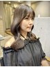 【新規人気NO.1メニュー】カット+髪質改善カラー+2STEPトリートメント¥15500