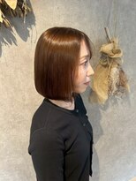 パーミル ヘア クマモト(permille ‰ hair Kumamoto) オリーブベージュ×ミニボブ