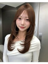 サンドナル 鹿児島天文館(sand NALU)&nbsp;ハッシュカット/グレージュ/デザインカラー[鹿児島天文館]