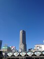 サンヘアーブリッツ(sun hair BRITS) 今は無き、かまぼこ屋根の東横線ホーム。渋谷の空。