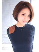 ビームズ ヘアー ブラン(Bee ms HAIR Blanc+) ビームズヘアー　大人のナチュラルボブ　ブラウンベージュ