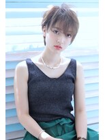 オウル(Owll)&nbsp;【Owll】似合わせカットベリーショート耳掛けアシメブルージュ