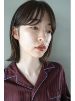 コス(kos) 【nanuk*UEKI】前髪が可愛いタイトなミディアムボブ