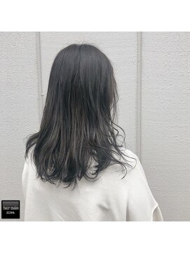 ヘアメイクミワ(HAIR+MAKE MIWA) gray black