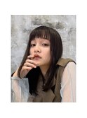 ショートバング/ぱっつん前髪/エアストレート/たまプラーザ