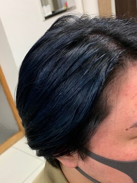 ルクール ヘアーアンドビューティー 新潟小針店(Le Coeur) 強めネイビーブルー