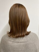 ベルクープス 天王寺店(Belle Coupes)&nbsp;【BelleCoupes】三島直子 ブロンドベージュ 切りっぱなしボブ