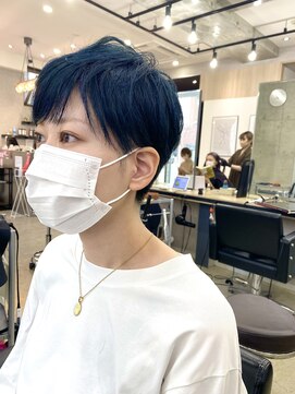 アジールヘア 赤羽駅南口店(agir hair) ベリーショートイルミナカラーケアブリーチタイトめショート