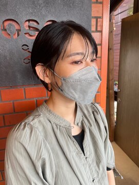 ボスコ 下北沢店(bosco) 黒髪ショート　≪saya≫