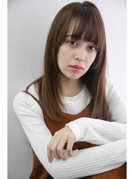 ローレン(LOREM) ストレートロング/顔周りレイヤー/抜け感ロング/レイヤーカット