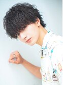 ツーブロック束感流行スパイラルウルフ