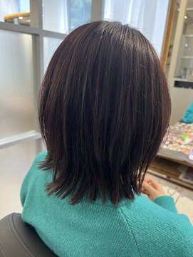 サロン ド ビカ(Salon de bika) ナチュラルウルフ×ラベンダーブラウン