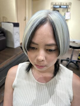 サムブリッジ(SOMEBRIDGE) コントラストカラー　インナーカラー　白黒カラー　（SOMEBRIDGE