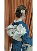 成人式着付けヘアセット