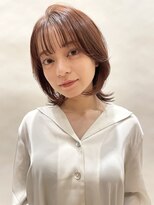 大人可愛い/ミディアム/レイヤー/20代30代40代/有楽町/銀座