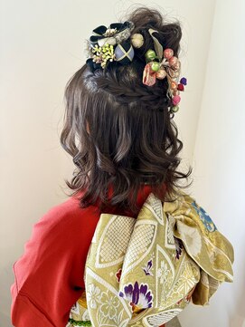 ステラヴィ(stellavie) おだんごハーフアップ