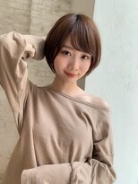 アンバー 池袋(amber)&nbsp;切りっぱなしボブ/デザインカラー/髪質改善[池袋駅]