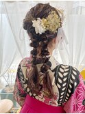 卒業式ヘアセット