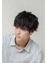 ＜波巻きスパイラル＞[豊川/メンズ/メンズパーマ/ツイストスパイラルパーマ/波巻きスパイラルパーマ/眉毛/]