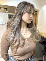 キラ 渋谷(KILLA) デザインカラー＿レイヤーカット＿オリーブベージュ