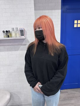 レド(LeDo) ペールオレンジ/裾カラー/ブリーチ/TOKIO/髪質改善/四日市