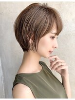 アフロート ルヴア(AFLOAT RUVUA)&nbsp;みねスタイル♪ マッシュショート ボブ 30代 40代 小顔 新宿