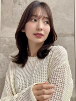 グランド(GRAND) 人気の韓国くびれヘア/ミディアムレイヤー/レイヤーカット