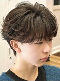 シースルーフェザーショート