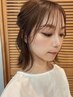 【13:00以降】ヘアセット＋トレンドナチュラルフルメイク　6000円