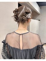 ヘアー アイス ルーチェ(HAIR ICI LUCE) 結婚式参列ヘアセットタイトヘア/中西