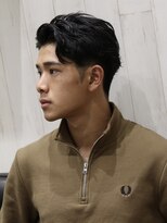 ヨシザワインク プレミアム 横浜 桜木町店(YOSHIZAWA Inc. PREMIUM)&nbsp;30代40代大人のビジカジ毛流れニュアンスパーマアップバング