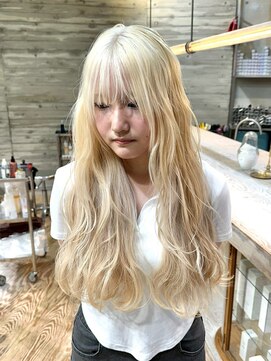 ヲタク(wotaku.) ブロンドカラーホワイトブロンドホワイトベージュトリプルカラー