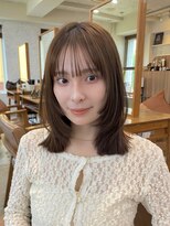 ガーデン 渋谷(GARDEN)&nbsp;ミディアム　フェイスレイヤー　顔周り　似合わせ　小顔　前髪