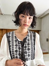 トゥコ(tuco) フレンチボブ ボブパーマ ボブレイヤー ケアパーマ 黒髪ボブ