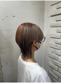ホワイトグレージュ ミニウルフ