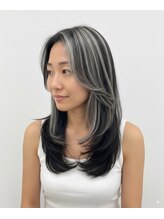 【50代の方へオススメ】サロン帰りの髪型がいつもキマるカットとおしゃれカラーのような白髪染め白髪ぼかし