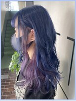 パレット 町田店(PALETTE)&nbsp;ネイビー☆インナーパープル　　町田/町田駅/JR町田駅