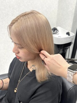 ピリオド 蒲田(Period.) 髪質改善/ブリーチカラー/ベージュカラー/蒲田/近藤