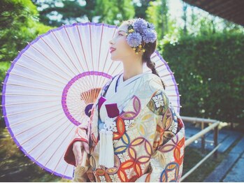 オエ 京都堀川今出川の写真/【京都/信頼の提携サロン多数】お衣装をお選びいただいた後、お客様に合わせて最適なお支度場所をご提案〇