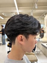 ニコ トウキョウ ヨコハマ(nico)&nbsp;メンズセンターパートウルフセンターパートニュアンスパーマ襟足