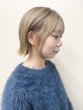 ベック ヘアサロン(BEKKU hair salon) 大人可愛くあか抜けるアッシュベージュ×外ハネボブ20代30代40代