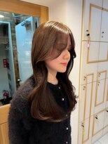 ネオリーブ チロル 横浜西口店(Neolive CiroL.)&nbsp;顔まわりレイヤー　おくれ毛　韓国風