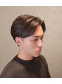 ナチュラル・センターパートショート