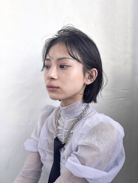 シール 梅田(CIRR) 前髪シースルーボブ